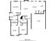 Detailed floor plan showcasing the layout of this 3 bedroom, 2 bath home at 4096 Waldrop Hills Dr, Decatur, GA 30034