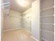 Empty walk-in closet with wire shelving at 3500 Millwater Xing, Dacula, GA 30019