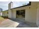 Back patio with sliding glass doors and a view of the large yard at 1987 Darrell Dr, Marietta, GA 30066