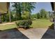 Large backyard with mature trees and a well-maintained lawn at 1987 Darrell Dr, Marietta, GA 30066