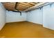 Unfinished basement with concrete floor, white walls, and exposed ductwork at 1987 Darrell Dr, Marietta, GA 30066