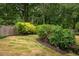 Well-maintained backyard with manicured lawn, garden beds, and mature trees at 331 Gordon Ne Ave, Atlanta, GA 30307