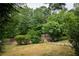 Picturesque backyard retreat with lush foliage and wooden bridge at 331 Gordon Ne Ave, Atlanta, GA 30307