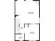 Detailed floorplan showcases the kitchen, living room, bathroom, and hall layout at 5589 Trace Views Dr, Norcross, GA 30071