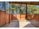 Enclosed patio with brick pavers, providing a cozy and private outdoor space at 5589 Trace Views Dr, Norcross, GA 30071
