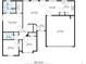 Home floor plan showing the layout of rooms and their dimensions at 1095 Athena Ct, Acworth, GA 30101