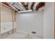 Unfinished basement with exposed ductwork and concrete walls at 2539 Lakeside Dr, Villa Rica, GA 30180
