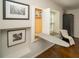 Bedroom interior featuring a pull-down ironing board and storage space along with hardwood floors at 1261 Lavista Rd # N4, Atlanta, GA 30324
