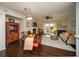 Open-concept living space with a dining area and access to outdoor patio at 1261 Lavista Rd # N4, Atlanta, GA 30324