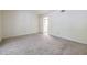 Carpeted bedroom showing bathroom entrance at 223 Tuxworth Cir, Decatur, GA 30033