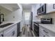 Stylish kitchen with stainless steel appliances and sleek countertops at 223 Tuxworth Cir, Decatur, GA 30033