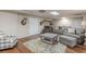 Cozy basement with a comfortable sitting area, plush seating, and stylish decor, perfect for relaxation at 9465 Grande Dr, Winston, GA 30187