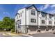 Modern townhome featuring attached garages, neutral colors, and multi-story living at 834 S Columbia Dr, Decatur, GA 30030