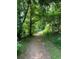 Tranquil walking path winding through the lush green community grounds, surrounded by trees and foliage at 834 S Columbia Dr, Decatur, GA 30030
