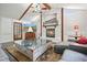 Cozy living room with fireplace and stylish decor, creating a warm and inviting atmosphere at 2801 Holly Oaks Dr, Marietta, GA 30062