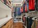 Spacious walk-in closet with custom shelving and ample storage for clothes and accessories at 2801 Holly Oaks Dr, Marietta, GA 30062
