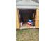View inside storage shed reveals ample space for tools and supplies at 4064 Sunset Dr, Atlanta, GA 30331