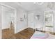room with a pastel rug, hardwood floors, and access to a private bathroom at 893 E Rock Springs Ne Rd, Atlanta, GA 30306