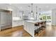 Spacious kitchen featuring a marble island, stainless steel appliances, and modern finishes at 893 E Rock Springs Ne Rd, Atlanta, GA 30306