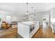 Modern kitchen with marble island, stainless steel appliances, and open layout at 893 E Rock Springs Ne Rd, Atlanta, GA 30306