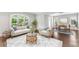 Elegant living area with a view to dining space, neutral decor, and large windows at 893 E Rock Springs Ne Rd, Atlanta, GA 30306
