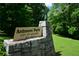 Stone entrance sign for Ardmore Park, City of Atlanta at 101 Ardmore Nw Pl # 3, Atlanta, GA 30309