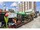 Eclectic restaurant with colorful decorations and a vibrant outdoor dining space at 101 Ardmore Nw Pl # 3, Atlanta, GA 30309