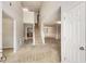 Inviting foyer featuring a staircase, high ceilings, and neutral color palette at 1492 Saint George, Conyers, GA 30012