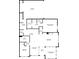 Detailed first floor plan showing layout of rooms with dimensions at 1680 Bluestone Dr, Cumming, GA 30041