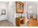 Mud room features built-in desk and storage space at 2321 Edgemere Lake Cir, Marietta, GA 30062