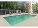Relaxing pool area with ample seating, perfect for enjoying sunny days in this community at 2965 Pharr Court South Nw # 718, Atlanta, GA 30305