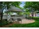 Charming gazebo area with outdoor seating and a stone patio, perfect for gatherings at 130 Forrest Aly, Roswell, GA 30075