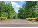 Scenic view of the long driveway leading to the property entrance at 7180 Westray Rd, Cumming, GA 30028