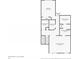Second floorplan showcasing the primary bedroom, bathroom, bedroom, and laundry room layout at 144 Wetherbrooke Ln # 4, Smyrna, GA 30082