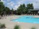 Large outdoor pool with poolside loungers and lush greenery, offering a relaxing community amenity at 130 Arizona Ne Ave # 309, Atlanta, GA 30307