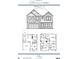 Detailed floor plan showcasing the layout of a Rockhaven home, including the kitchen, bedrooms, and bathrooms at 219 Whispering Pines Ave, Conyers, GA 30094