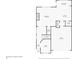 This is a detailed floor plan of the first floor of the residence at 7340 Jamestown Dr, Alpharetta, GA 30005