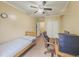 Bedroom with carpet, ceiling fan, and natural light at 3241 Briscoe Rd, Loganville, GA 30052