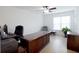 This large office features great light, hardwood floors, and plenty of room for multiple desks at 790 Thornberry Dr, Alpharetta, GA 30022