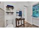 Bathroom featuring a stylish vanity with a vessel sink at 143 Navajo Trl, Rydal, GA 30171