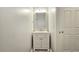 Bathroom featuring a vanity with modern rectangular mirror and fixtures at 2203 Beacon Crest Dr, Buford, GA 30519