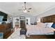 Spacious main bedroom features a tray ceiling, ample natural light, and an en-suite bathroom at 505 Alta Ct, Villa Rica, GA 30180