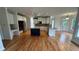 Spacious kitchen with a blue island, custom cabinetry, and stainless steel appliances at 1692 Holcomb Lake Rd, Marietta, GA 30062