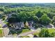Aerial view of homes with lush green trees and manicured lawns in a desirable neighborhood at 2978 Legislative Ln, Buford, GA 30519