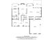 Detailed first floor plan showcasing spacious living areas, kitchen, garage, and outdoor deck at 940 Kinghorn Nw Dr, Kennesaw, GA 30152