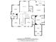Detailed second floor plan featuring bedrooms, bathrooms, laundry, and balcony at 940 Kinghorn Nw Dr, Kennesaw, GA 30152