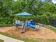 Well-maintained playground with slides, climbing structures, and shaded areas for children to enjoy at 940 Kinghorn Nw Dr, Kennesaw, GA 30152