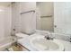 Bathroom features a single sink vanity, shower, and toilet at 4129 Flakes Mill Manor Ln, Ellenwood, GA 30294