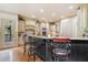 Spacious kitchen island with barstool seating and premium countertops at 106 Stephens Farm Dr, Canton, GA 30115