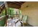 Cozy outdoor deck with chairs and a scenic view at 5105 Jett Forest Trl, Atlanta, GA 30327